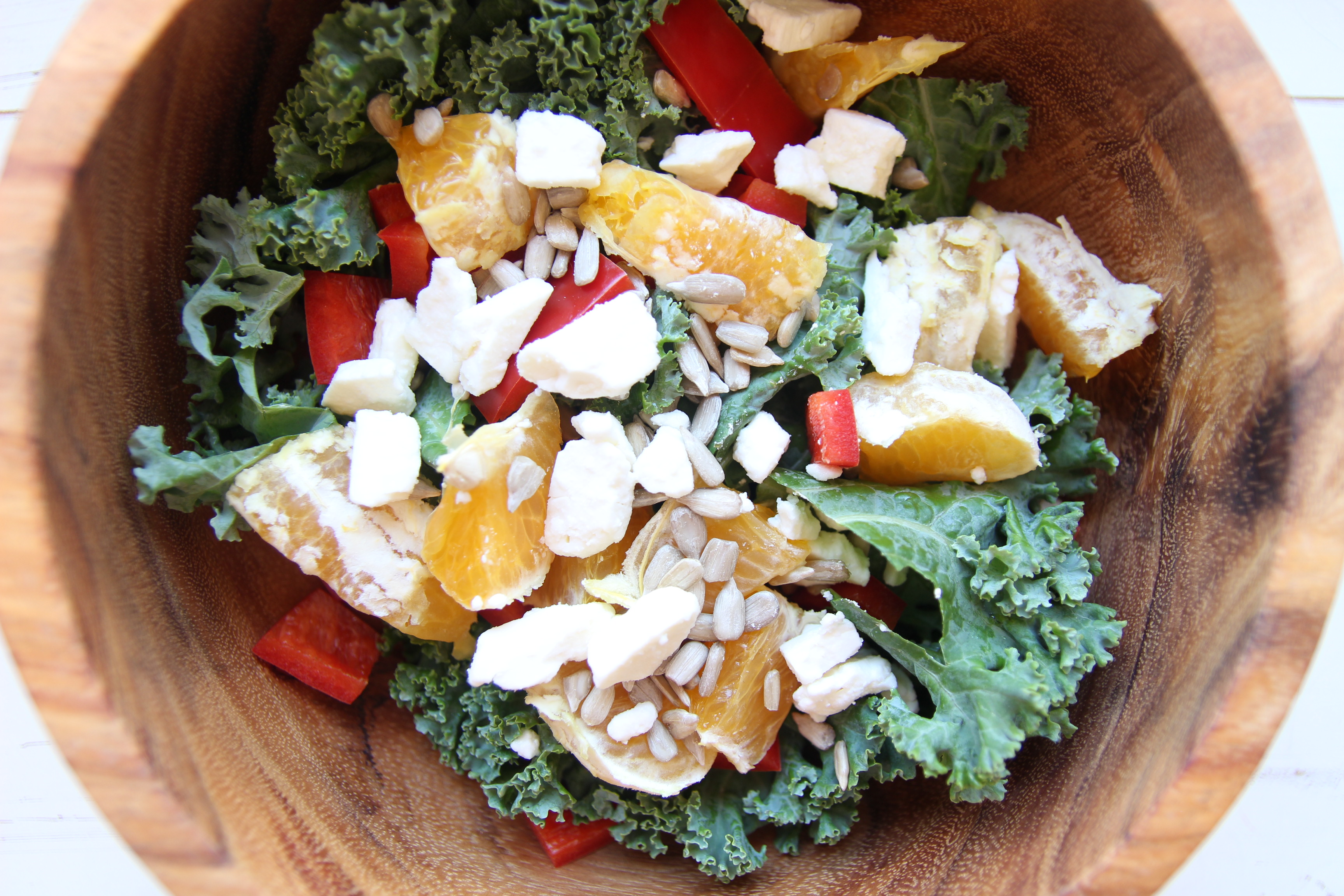 SALAD IN THE WOODen BOWL