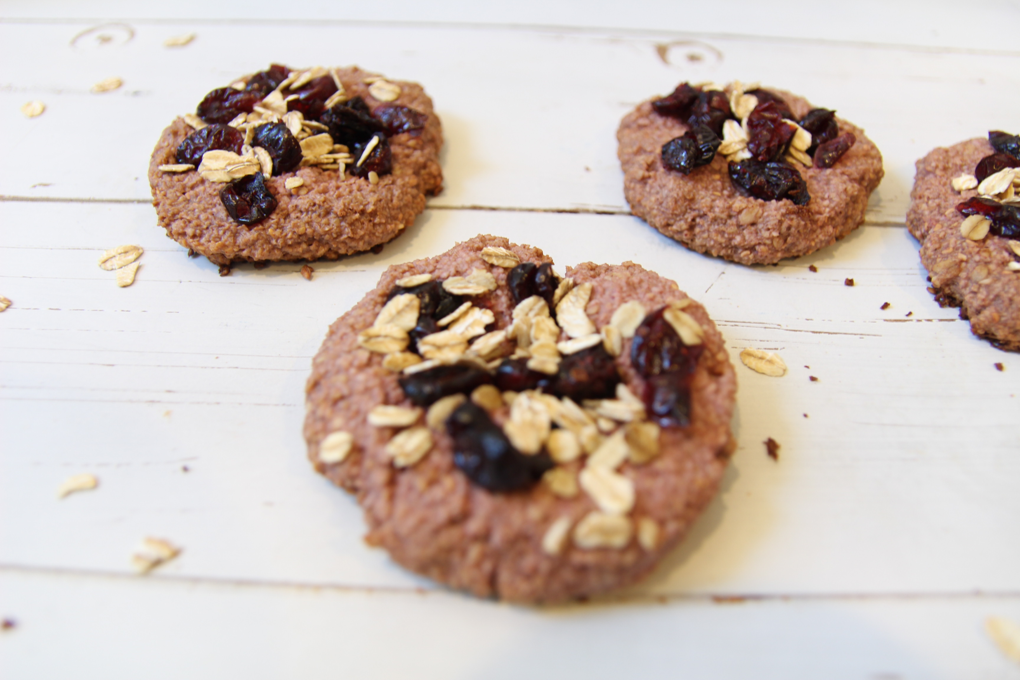 POWERFUL OAT COOKIES WITH CRANBERRIES