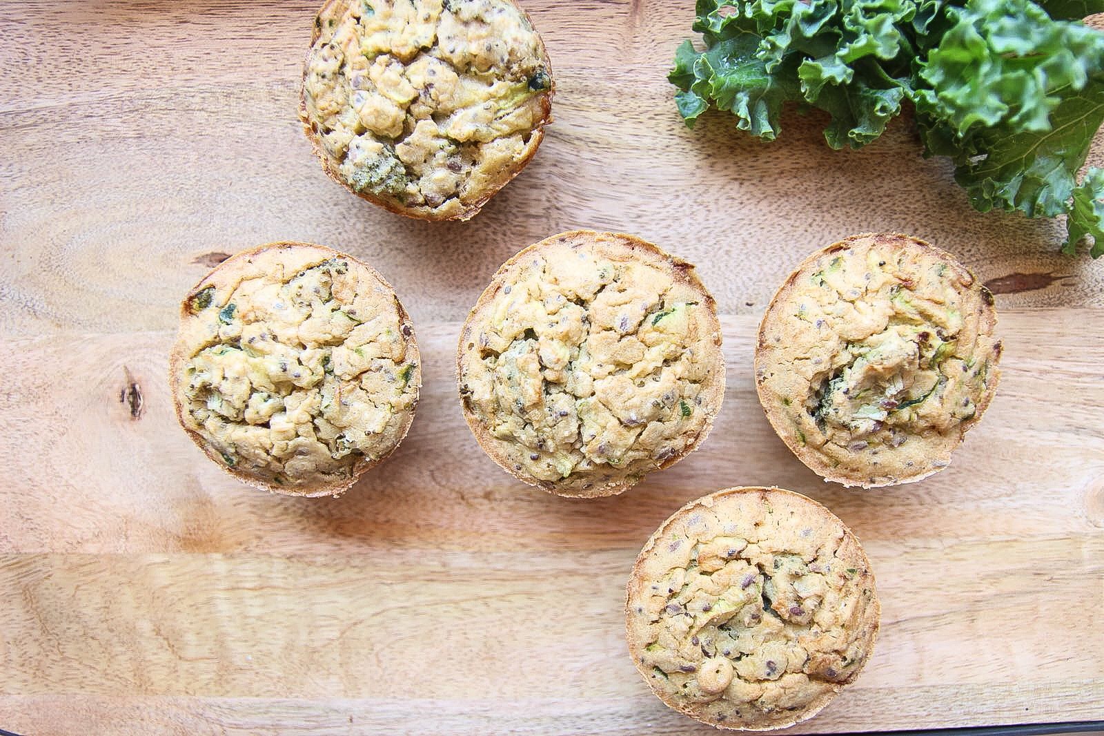 ZUCCHINI and BROCCOLI MUFFINS