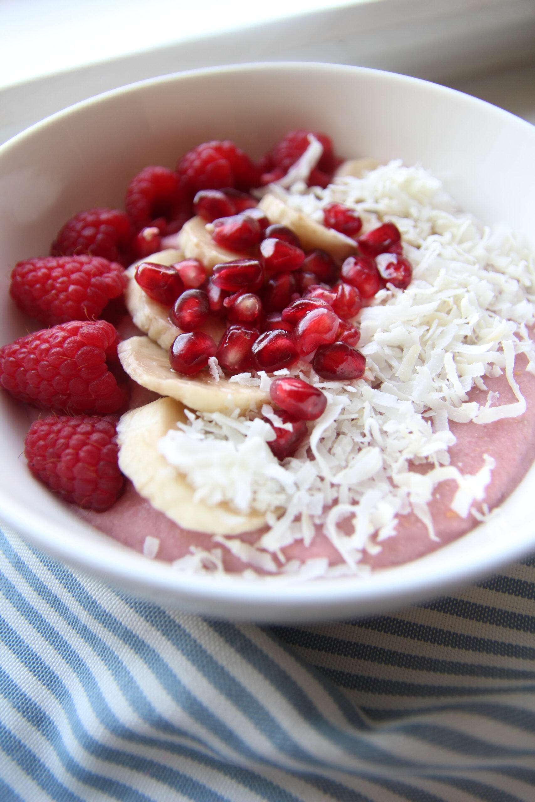 RASPBERRY MILLET PUDDING 